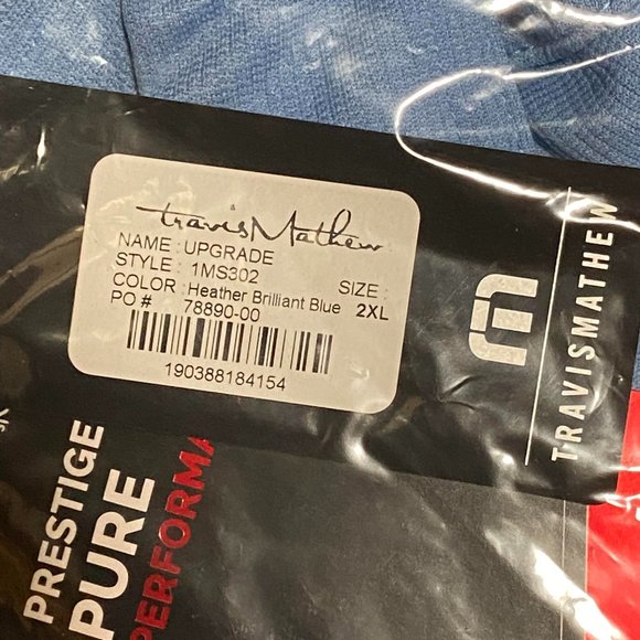 Travis Mathew Golf Polo - Blue - Picture 7 of 8